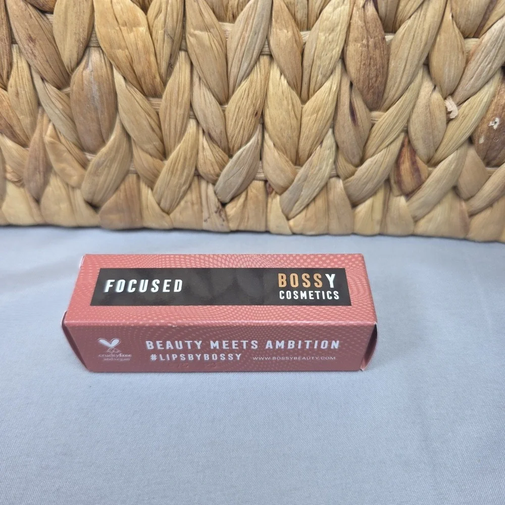Bossy Cosmetics Lipstick 0.13 Fl Oz Shade Focused